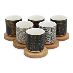 Easy Life 12-Piece Egypt Coffee Cup and Saucer Set Easy Life 12-Piece Egypt Coffee Cup and Saucer Set